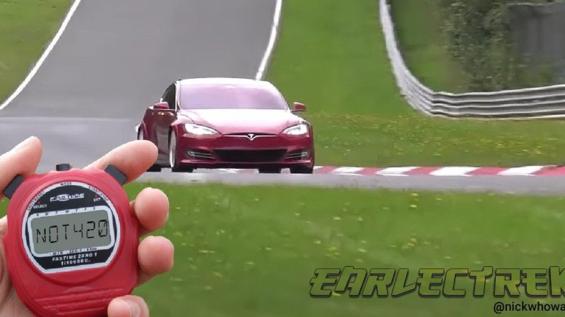 Musk reconsidering Gigafactory 4 in Germany after learning Model S Nürburgring track time was not 4:20