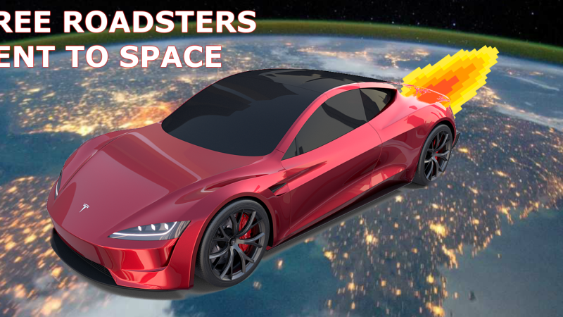 Free Roadsters will be picked up in Space